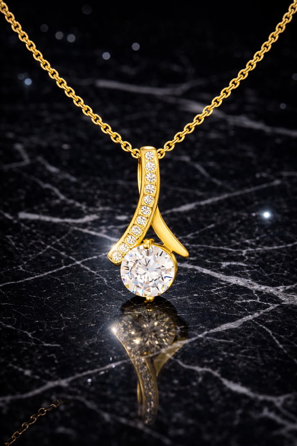 Orpheo Radiance Necklace — Gold